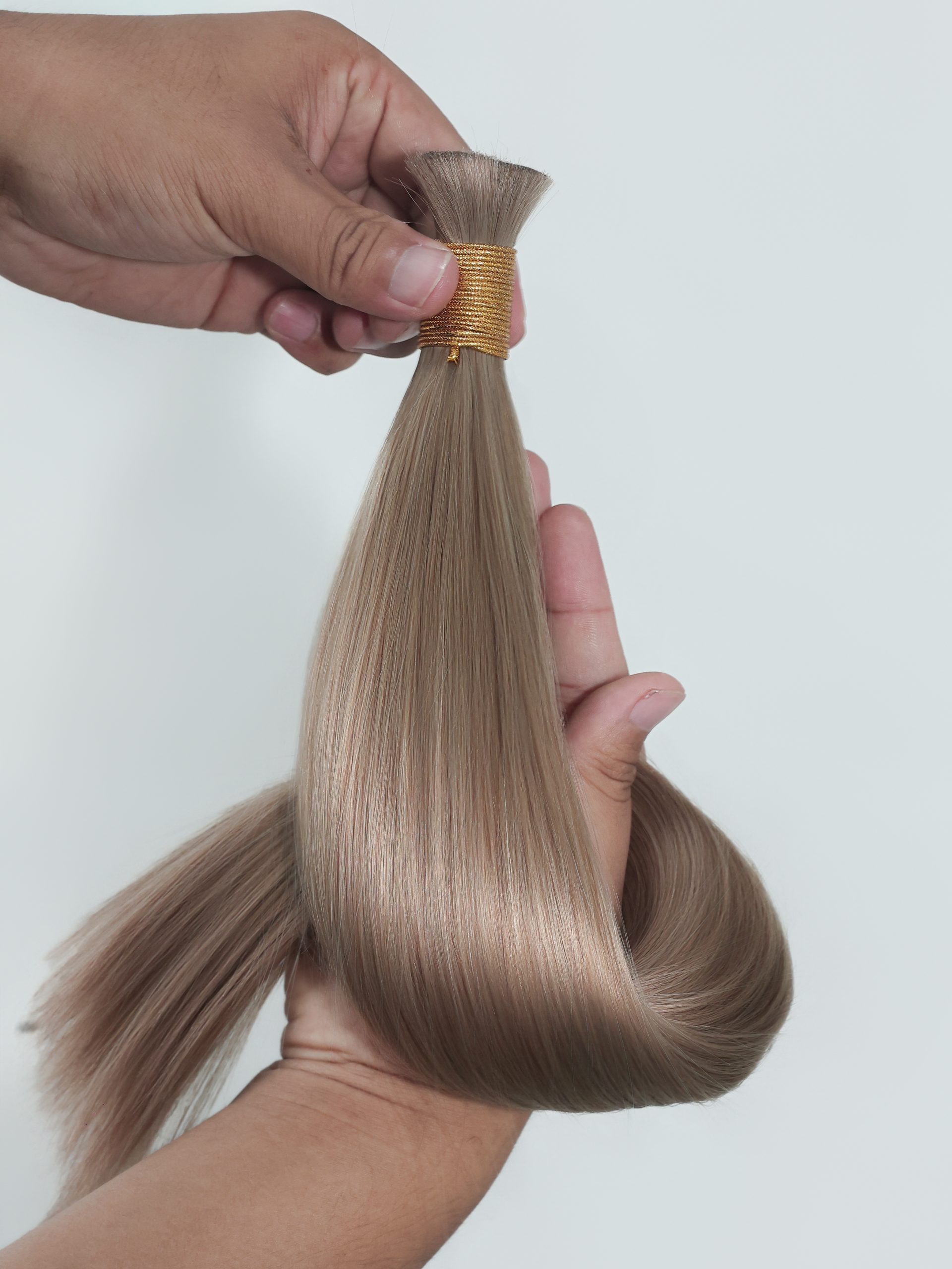 Human Hair Bulk Sample – Light Brown