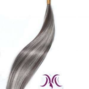 Remy Wavy Ponytail Extension – Silver