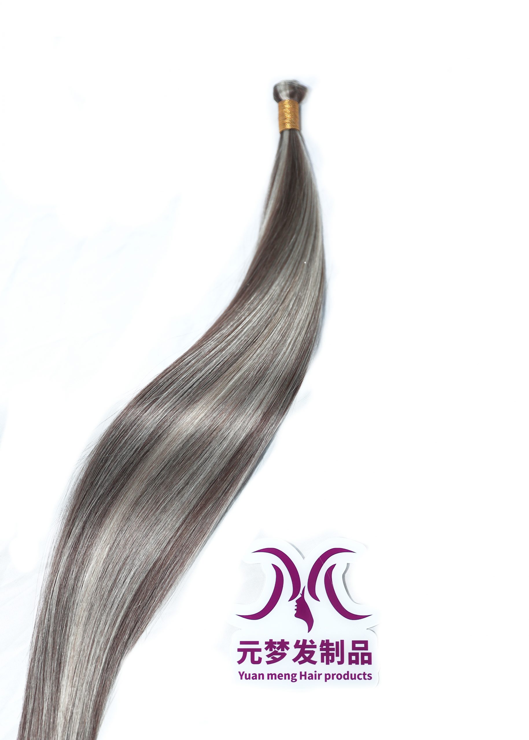 Remy Wavy Ponytail Extension – Silver
