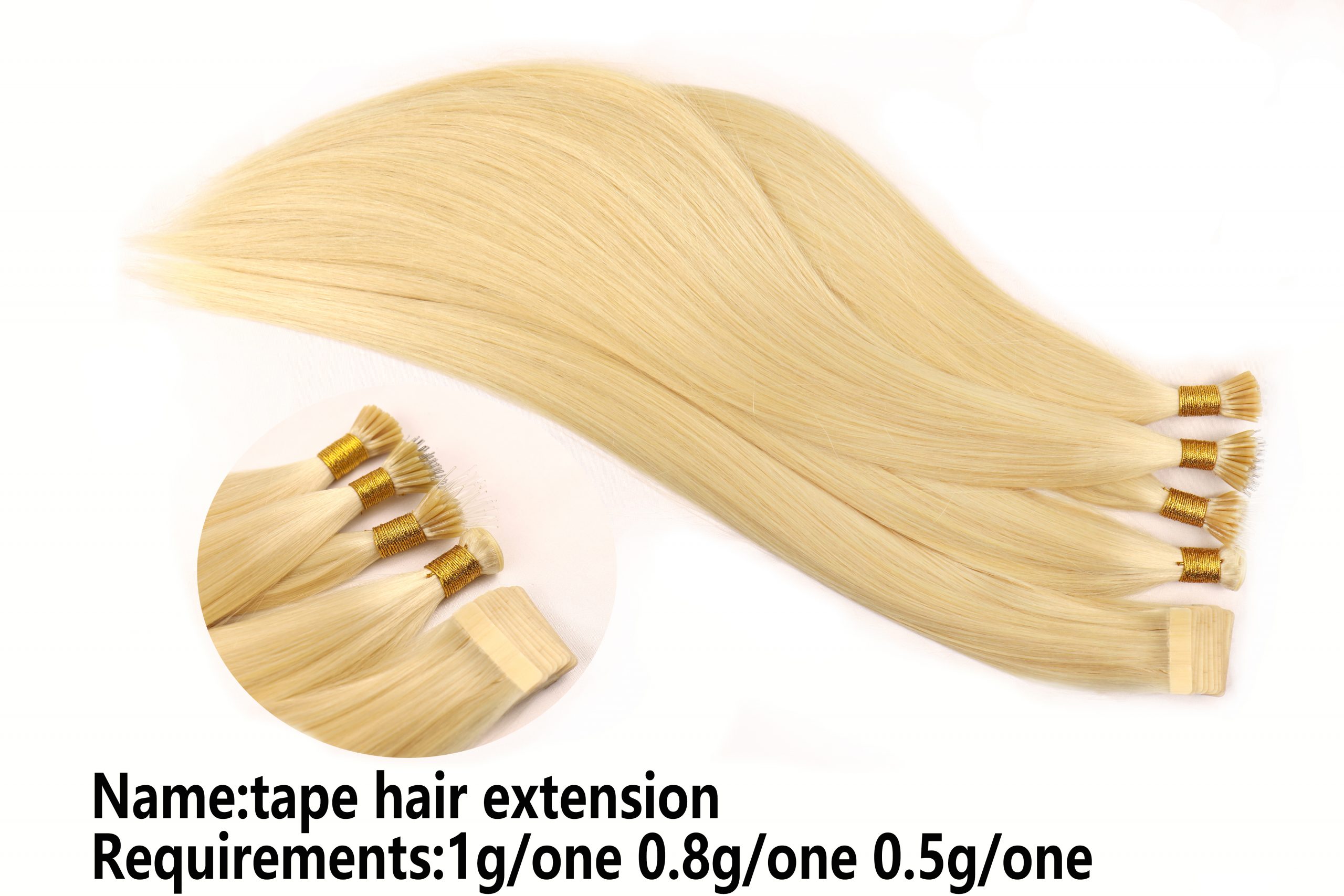 Premium Tape Hair Extensions – Blonde
