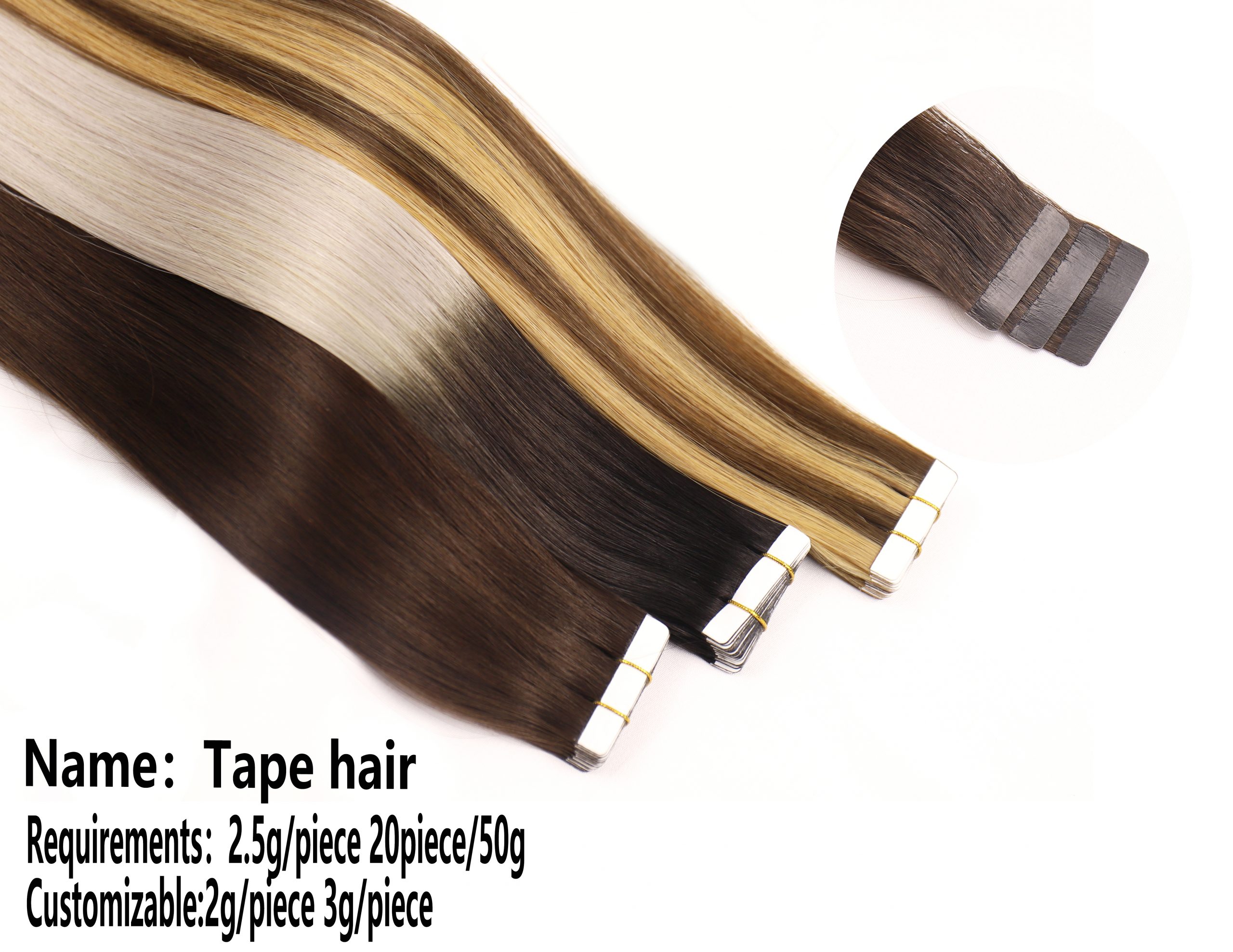 Premium Tape Hair Extensions – Multi Color