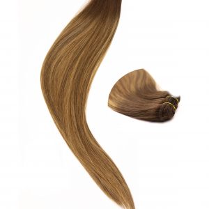 Human Hair Weft Curtain – Brown
