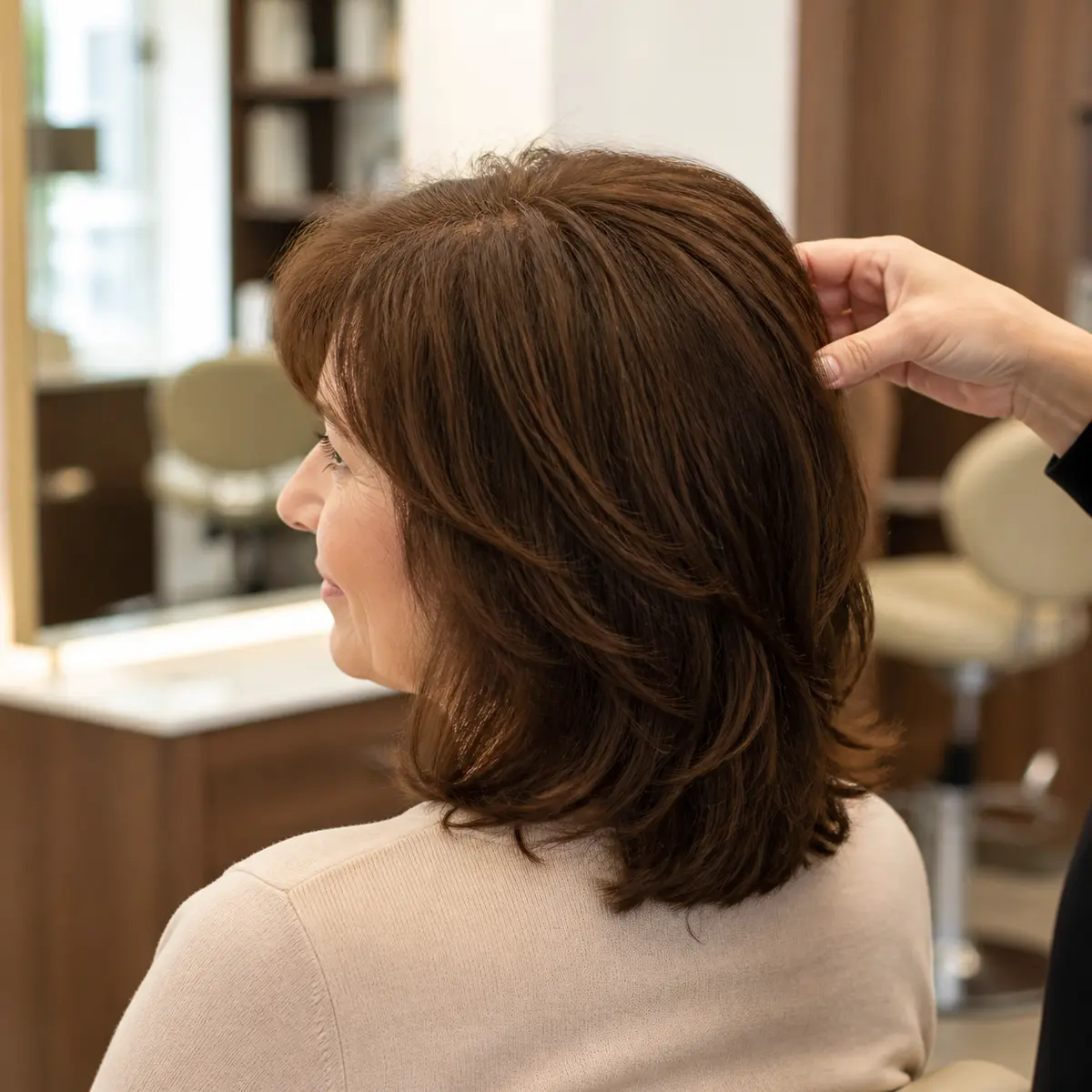 Mesh Integration Toppers are ideal for Clients with Thinning Hair